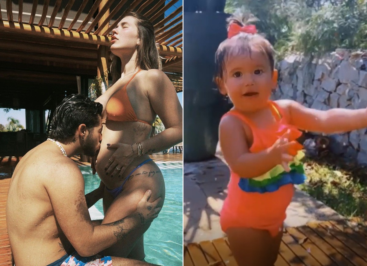 Zé Felipe e Virginia Fonseca, e a filha do casal, Maria Alice (Foto: Reprodução Instagram)