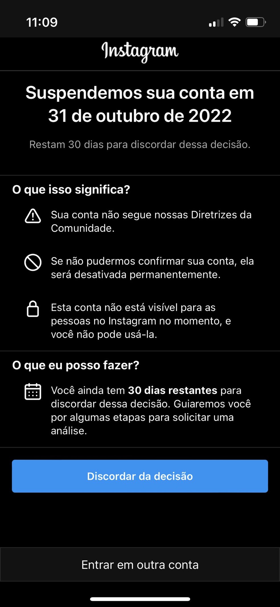 Há ainda a hipótese de que o problema esteja afetando usuários que não ativaram a autenticação em dois fatores  — Foto: Reprodução
