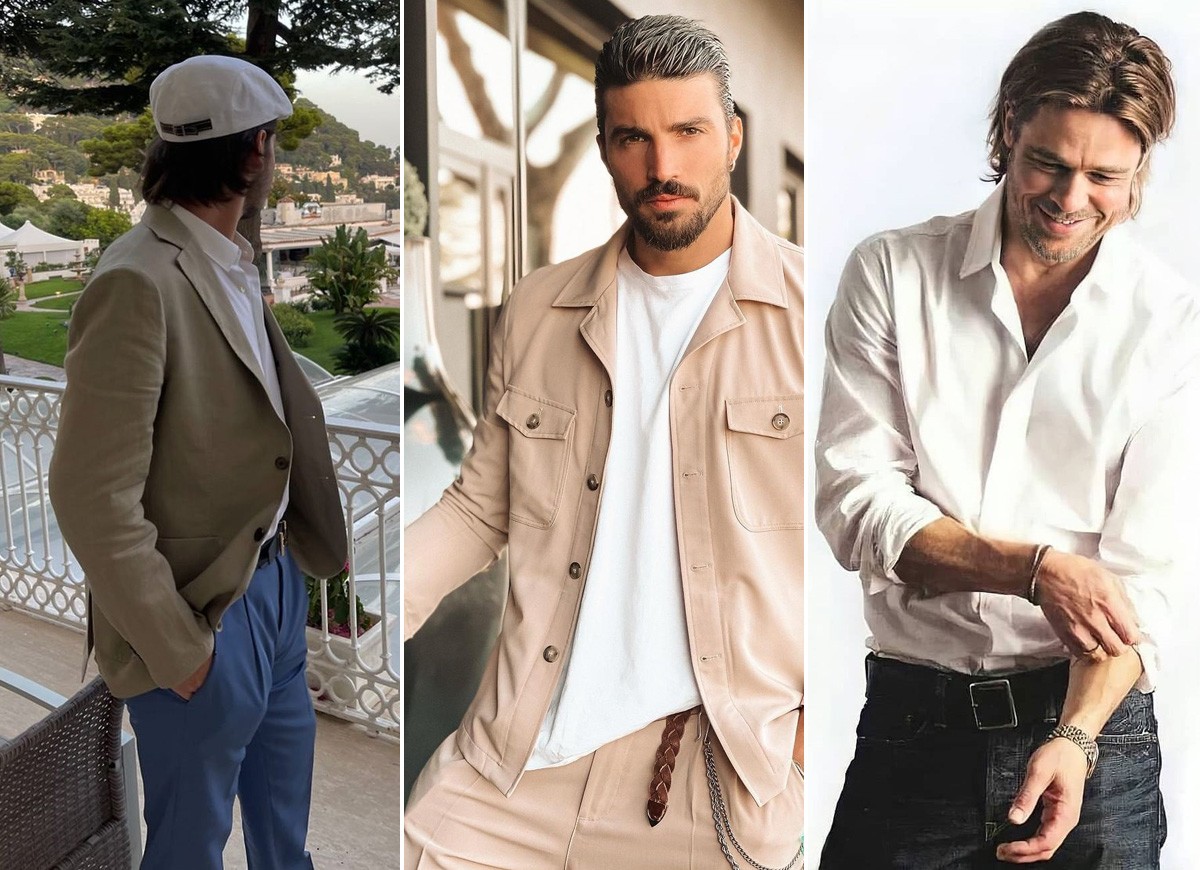 João Guilherme foi comparado aos galãs Mariano Di Vaio e Brad Pitt (Foto: Reprodução/Instagram)