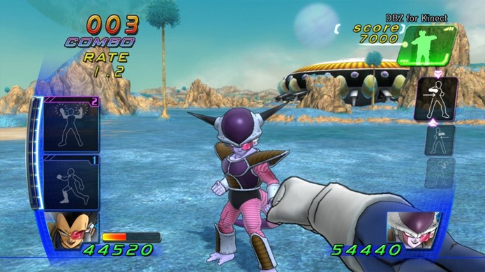 Dragon Ball Z for Kinect é um game cujo conceito funciona melhor do que a prática (Foto: Reprodução/Armchair Empire Infinite)