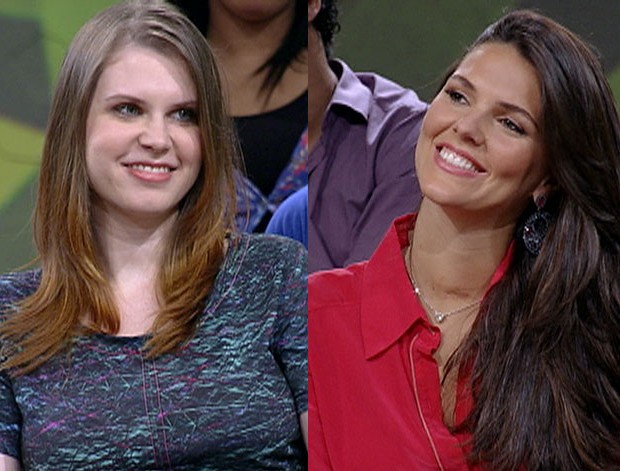 Carolinie e Daniela Sarahyba mudaram de peso para conseguir trabalho (Foto: Encontro / TV Globo)