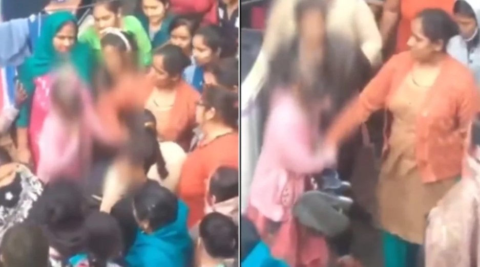 Vítima de estupro coletivo é espancada e tem cabelo raspado por multidão (Foto: Reprodução/ Twitter)