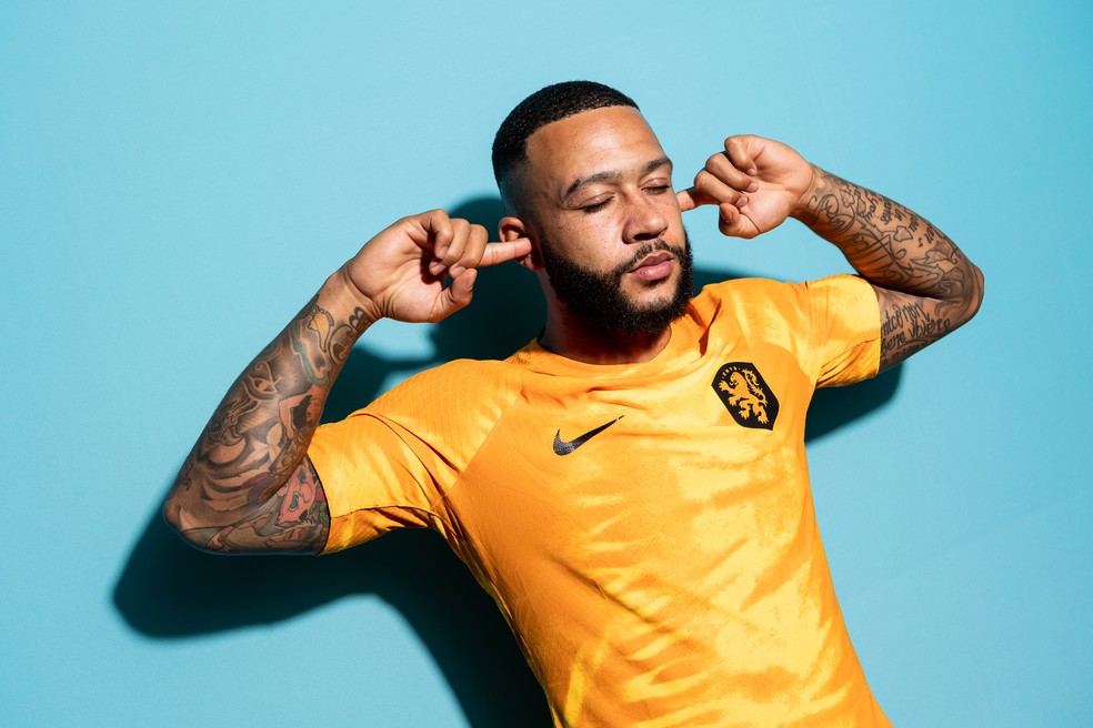 Depay, da Holanda — Foto: Shaun Botterill - FIFA/FIFA via Getty Images