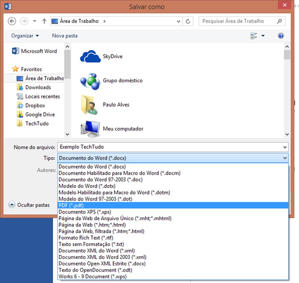 Como Salvar Arquivo Do Word Em PDF