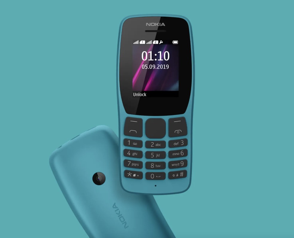 Bateria de 800 mAh se destaca pela durabilidade — Foto: Divulgação/Nokia