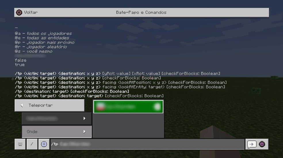Como Dar Teleport Tp No Minecraft Jogos Casuais Techtudo