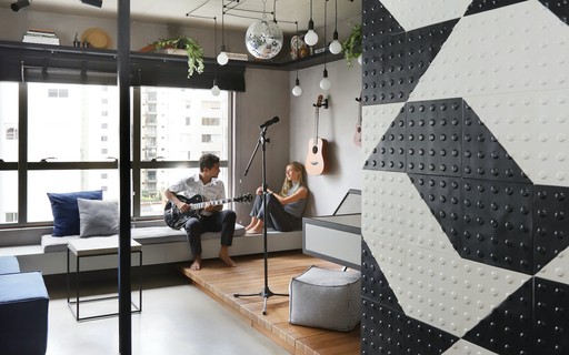 Apartamento ganha atmosfera urbana e layout orgânico inspirado em SP ...