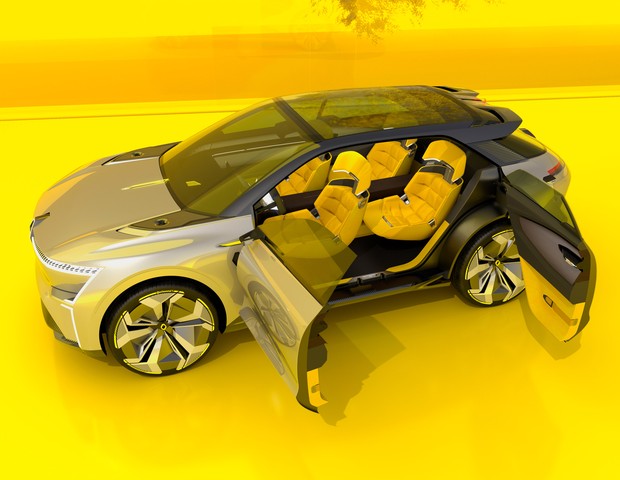 Renault lança carro elétrico que aumenta e retrai quando necessário (Foto: Reprodução)