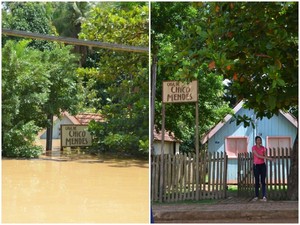 Local foi atingido pela enchente de Rio Acre no início do ano passado (Foto: Caio Fulgêncio/G1)