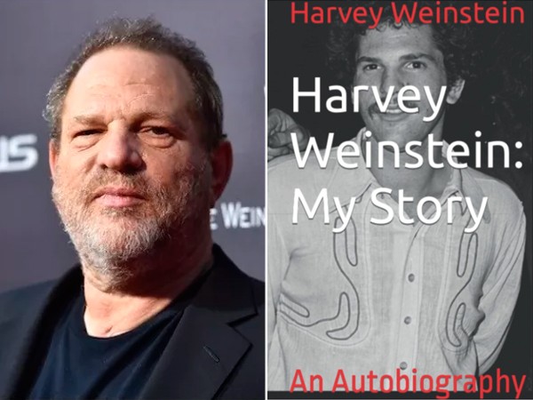 Harvey Weinstein e sua autobiografia fake (Foto: getty e divulgação)