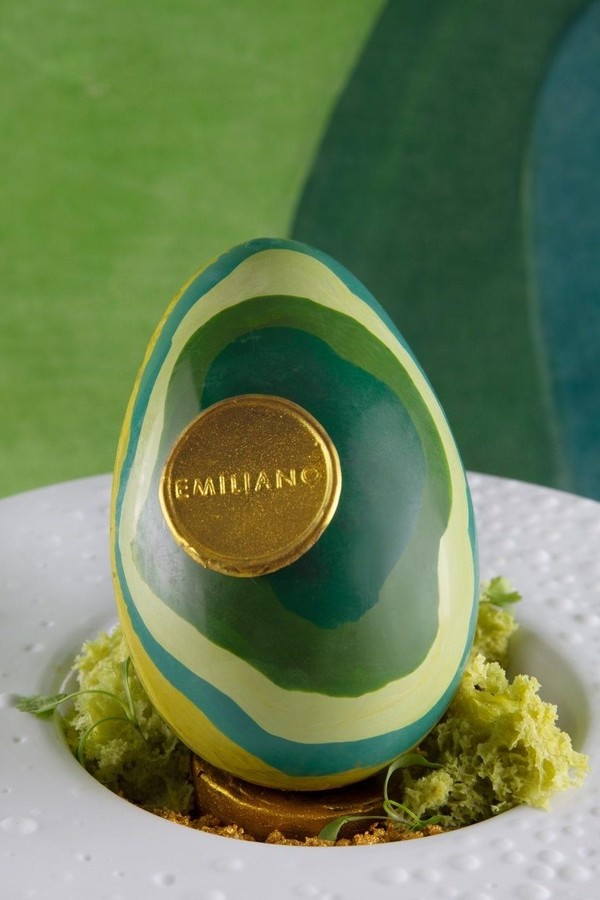 Hotel cria ovo de Páscoa artesanal inspirado em painel de Burle Marx (Foto: Divulgação)