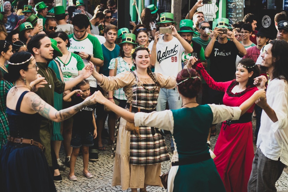 St. Patrick´s day do Downtown — Foto: Divulgação