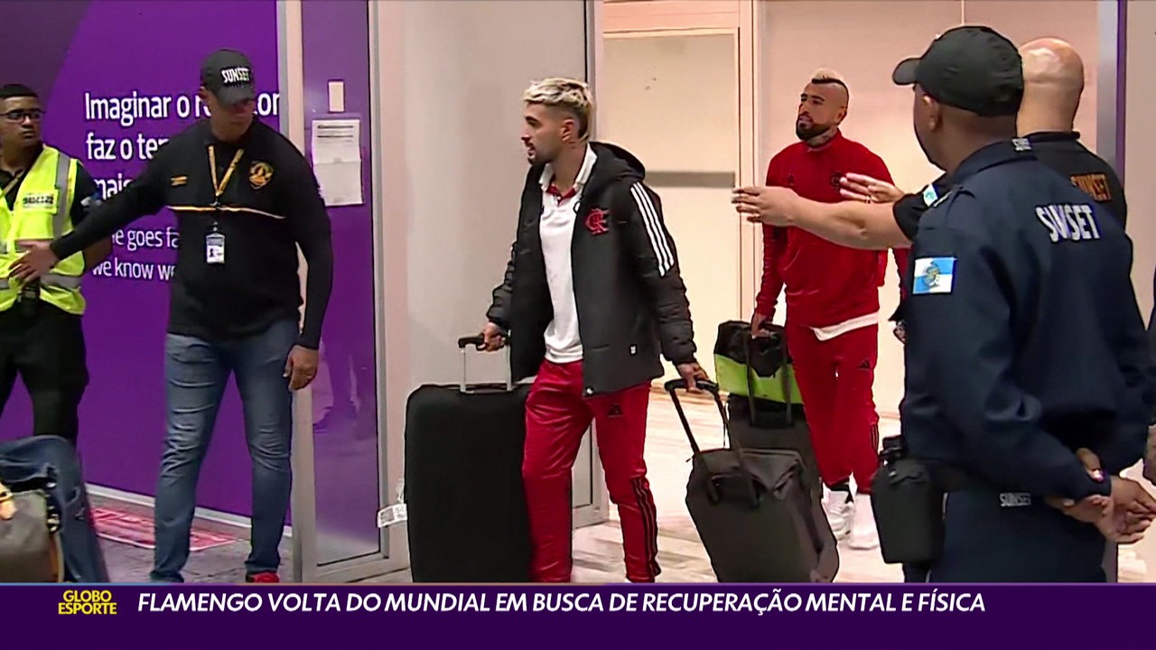 Flamengo volta do Mundial em busca de recuperação mental e física