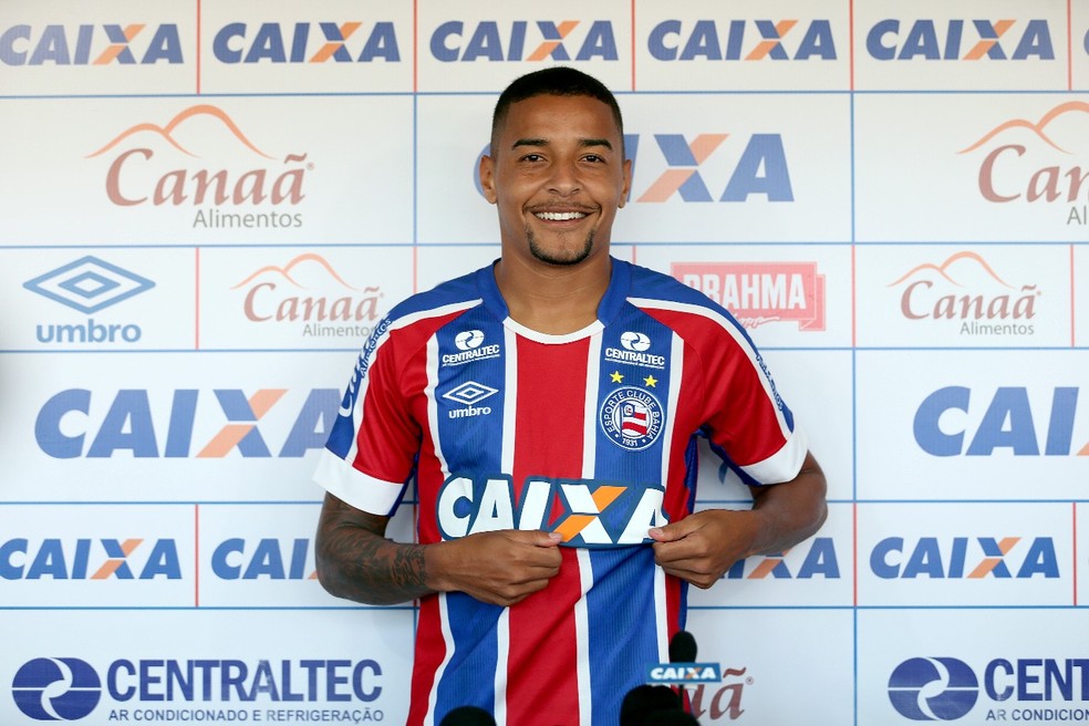 Volante quer aproveitar oportunidade no Bahia (Foto: Felipe Oliveira / Divulgação / EC Bahia)