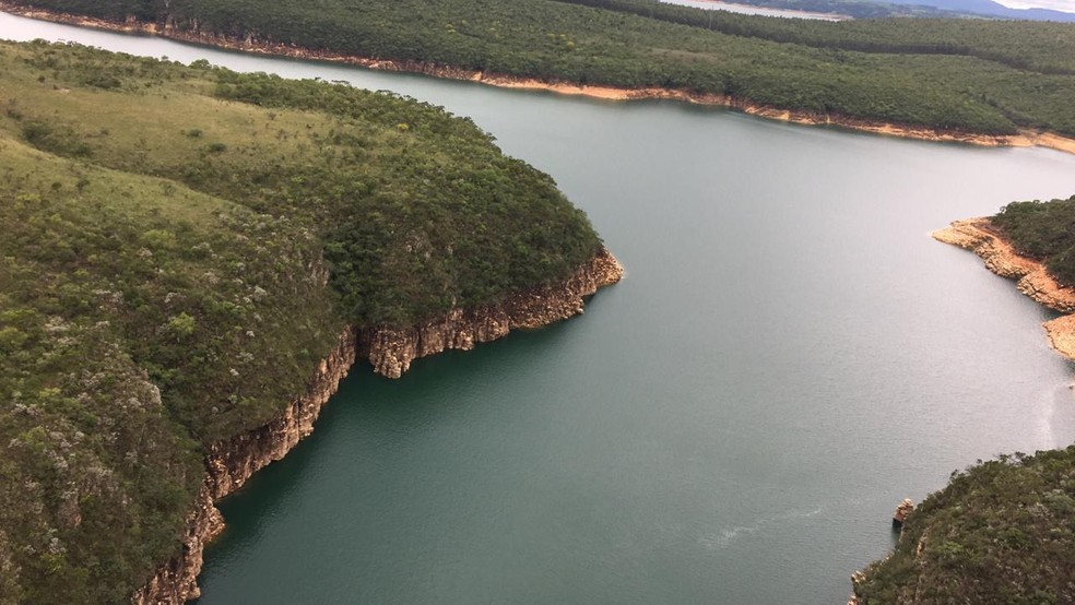 Foto de arquivo do Lago de Furnas, em Capitólio — Foto: Corpo de Bombeiros/Divulgação