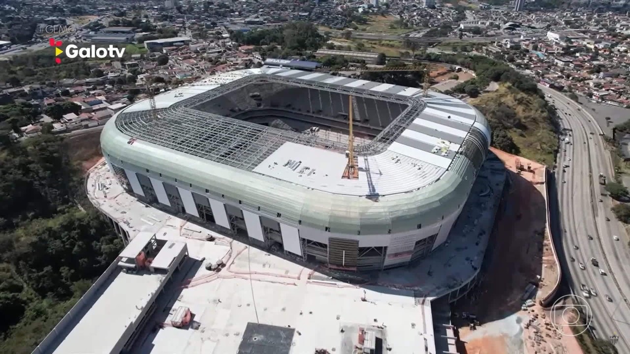 Atlético busca R$ 240 milhões em crédito para concluir obra do estádio