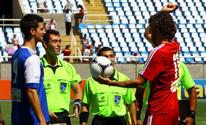 zagallo edilson djokovic guga preliminar fluminense x cruzeiro (Foto: Jorge William/Globo)