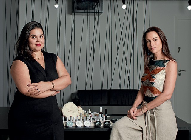 Patrícia Camargo e Luciana Navarro, sócias da Care Natural Beauty (Foto:  )