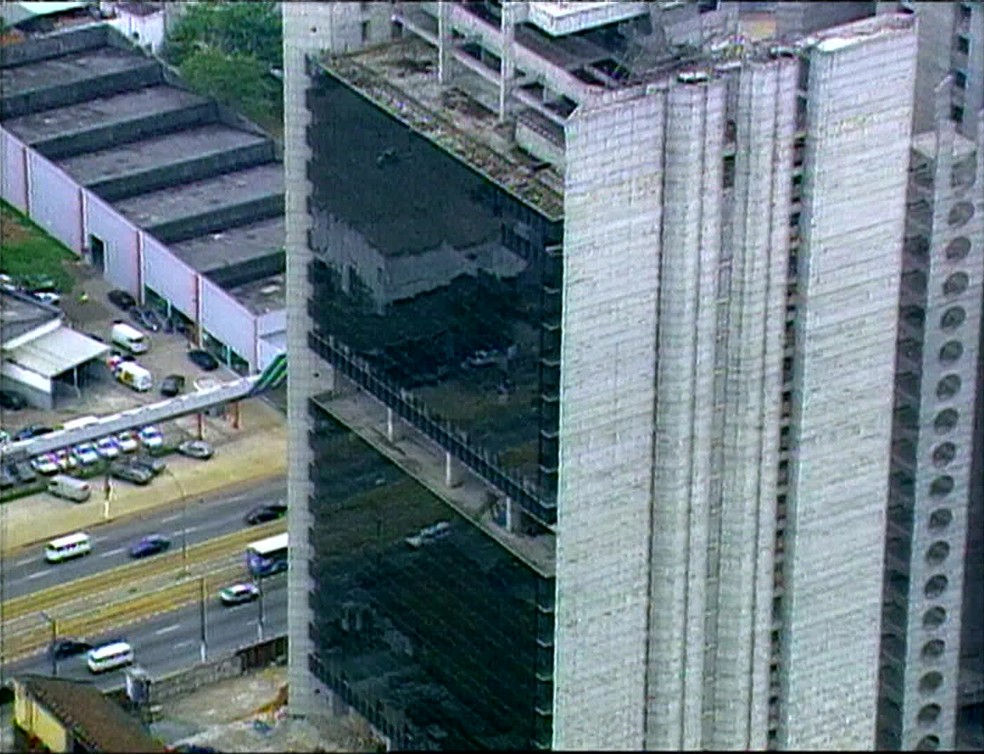 Fórum Trabalhista da Barra Funda, na Zona Oeste de São Paulo — Foto: Reprodução/TV Globo