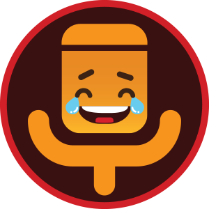 Emoji muito feliz (Foto: Gshow)