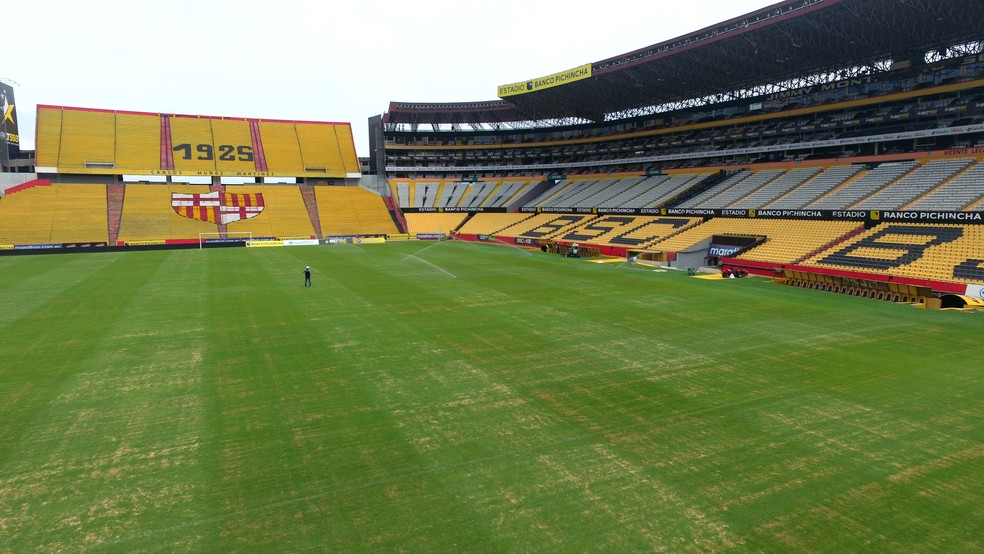 Estádio Monumental de Guayaquil receberá a grande final entre Flamengo e Athletico  — Foto: Getty Image