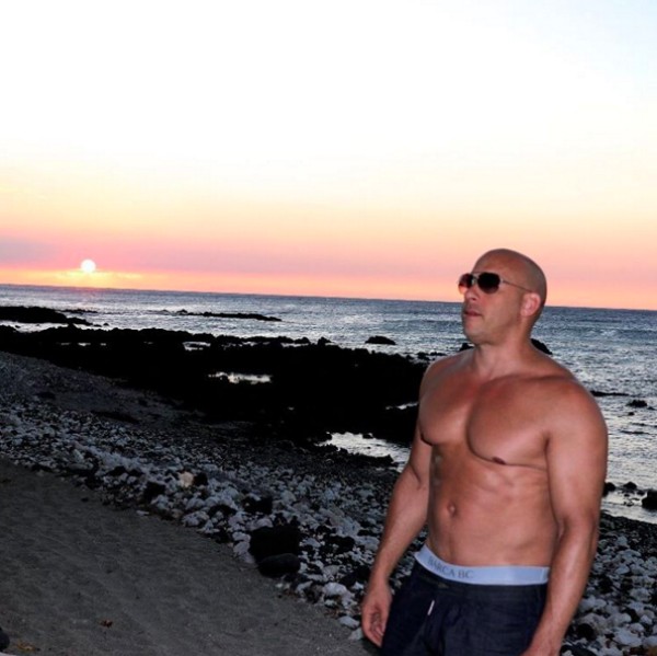 Vin Diesel em foto publicada pelo ator no Instagram (Foto: Instagram)