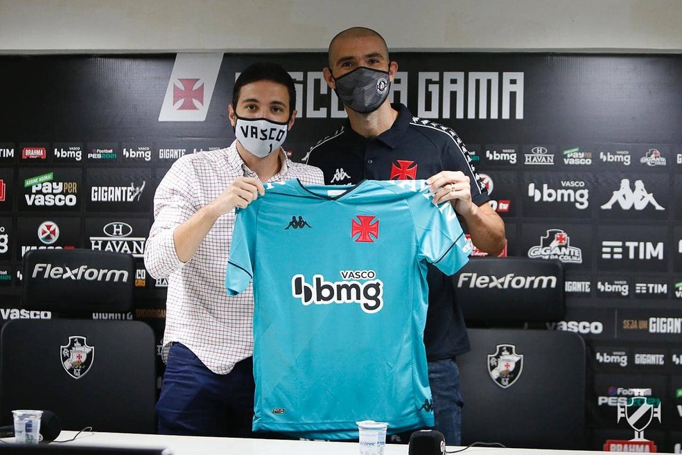 Vanderlei � apresentado pelo Vasco � Foto: Rafael Ribeiro/Vasco da Gama