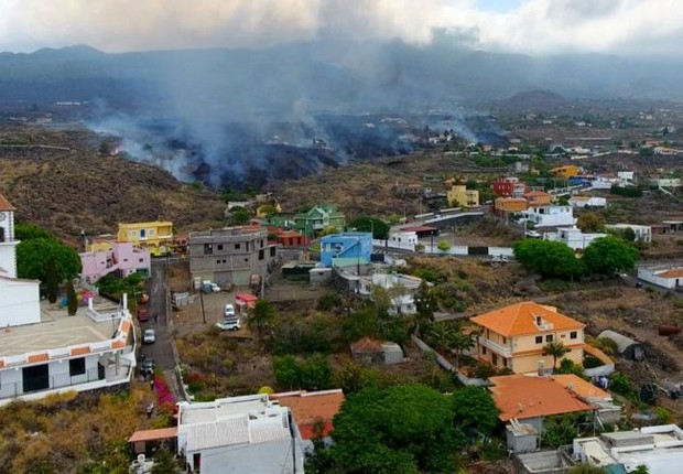 Cerca de 70% das casas do bairro de El Paraíso foram destruídas (Foto: Getty Images via BBC)