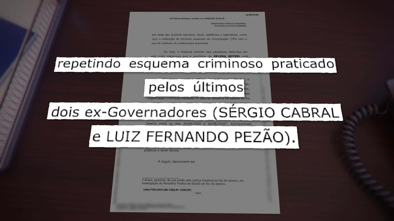 Ministério Público aponta semelhanças entre esquema de Cabral e Witzel
