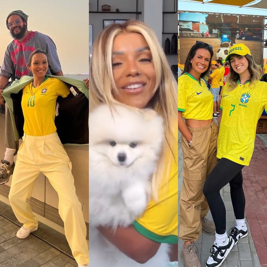 Nas redes sociais, famosos torcem pelo 3º jogo do Brasil na Copa do Mundo