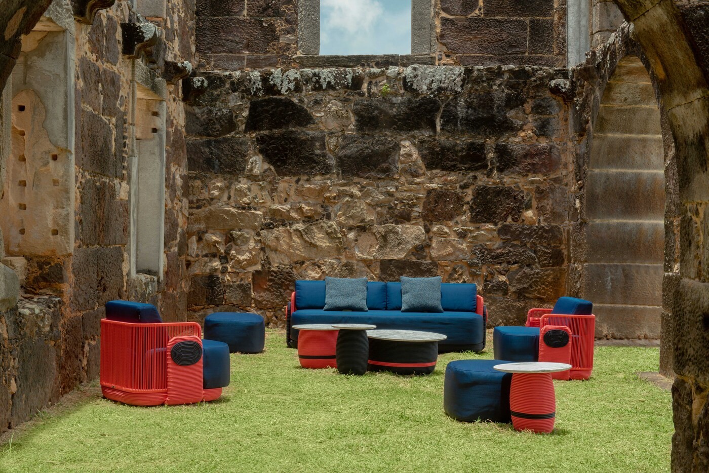 Nova coleção de mobiliário outdoor tem design inspirado na cultura latina (Foto: Reinaldo Giarola)