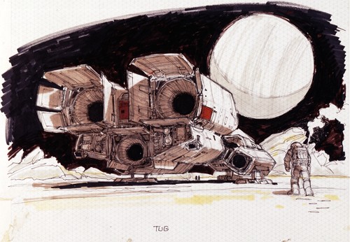 Desenho de Cobb para Alien (Foto: divulgação)