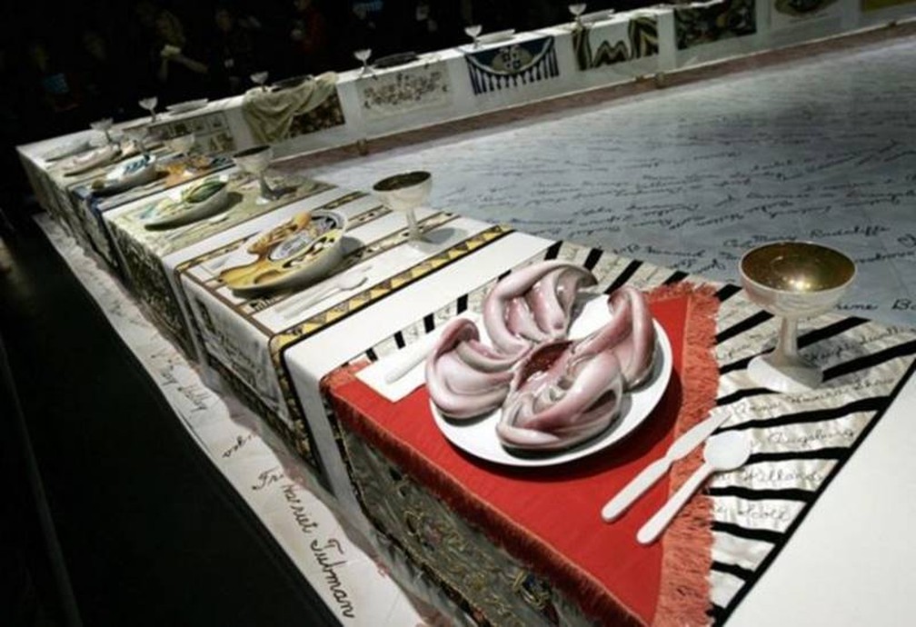 Judy Chicago, 'Dinner Party', 1979  Foto: STAN HONDA/AFP VIA GETTY IMAGES