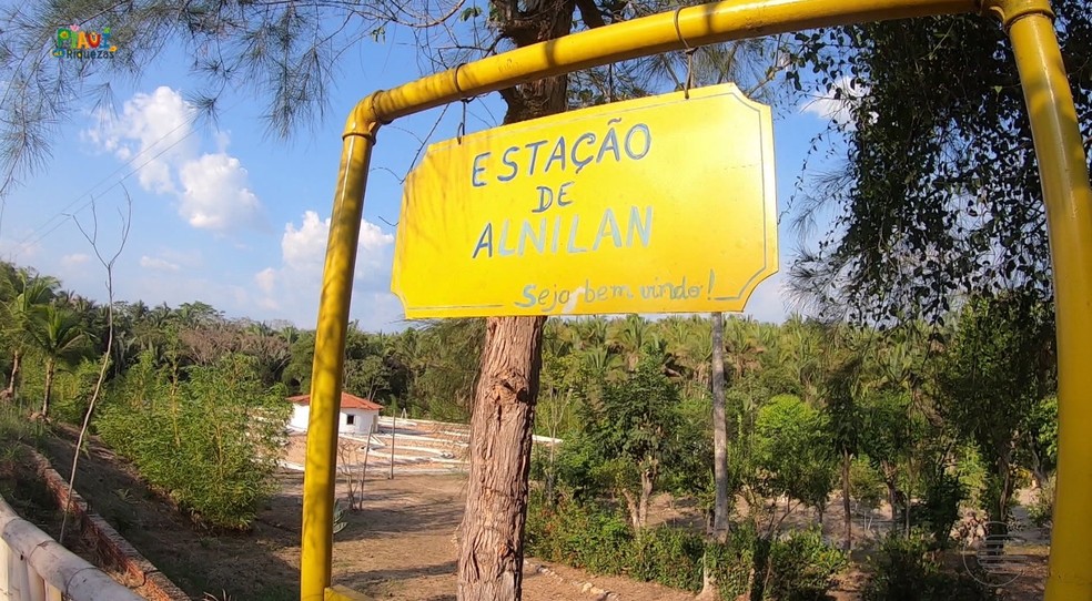 Entrada da Estação de Alnilan — Foto: Reprodução /TV Clube