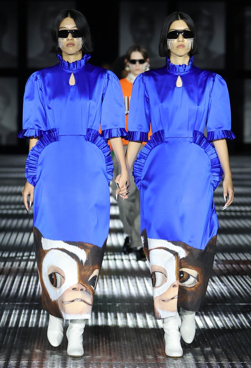 Gucci leva gêmeos à passarela e encanta com 'Twinsburg' em Milão (Foto: Divulgação)