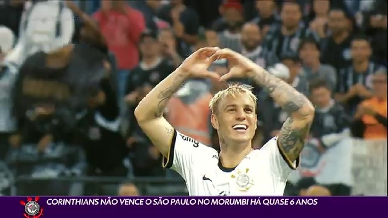 Corinthians não vence o São Paulo no Morumbi há quase 6 anos