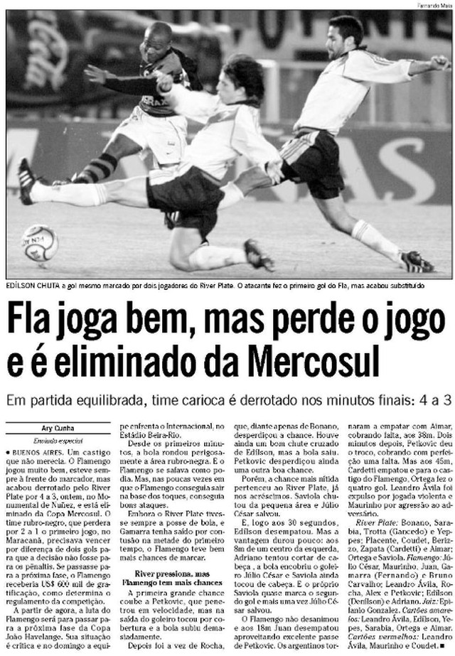 Desfile de craques, chuva de gols, falhas de Adriano, show de Pet... O último Fla x River