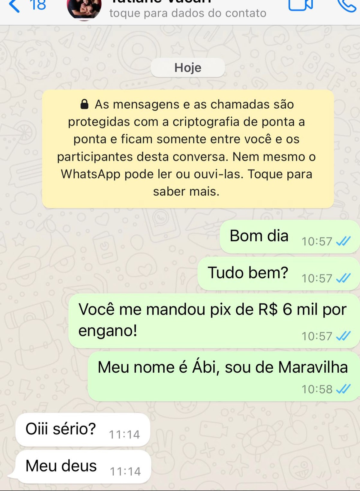 Jornalista de SC recebe Pix de R$ 6 mil por engano, busca o pagador e  devolve quantia: 'É o justo' | Santa Catarina | G1