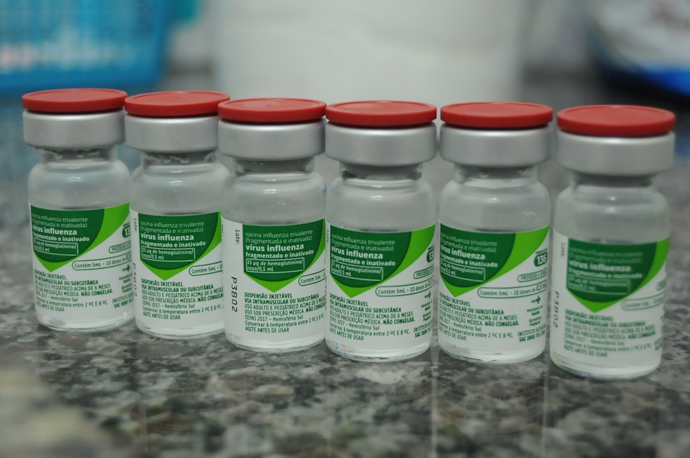 Doses da vacina contra a Influenza — Foto: Prefeitura de Campos dos Goytacazes/Divulgação