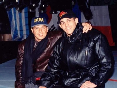 Marcelo Alonso e Vitor Belfort, UFC 12 (Foto: Arquivo pessoal)