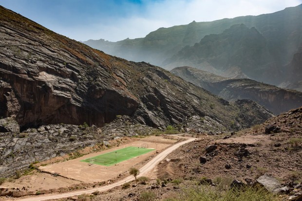 Os 10 campos de futebol mais espetaculares do mundo - Omã (Foto: Getty Images)