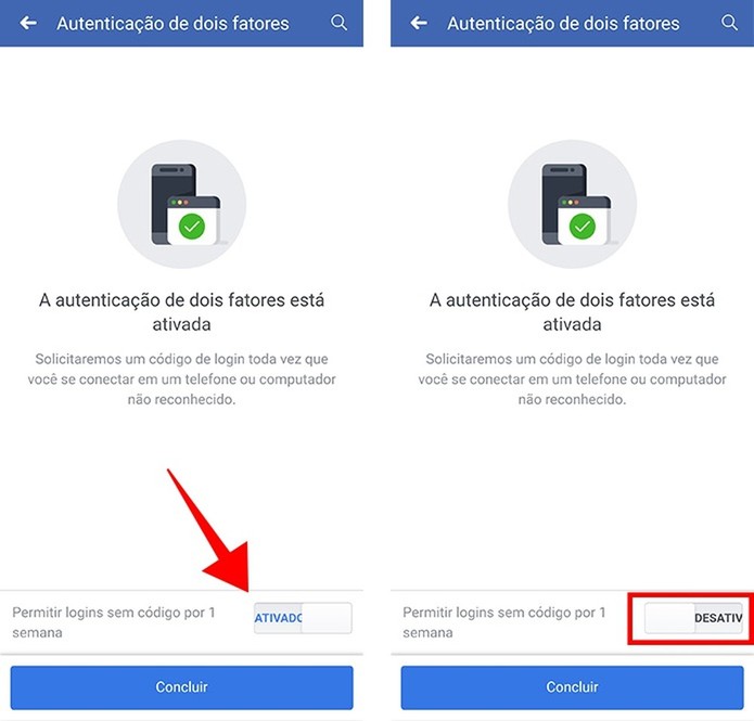 Impeça o login na sua conta sem o uso do código adicional (Foto: Reprodução/Paulo Alves) Impeça o login na sua conta sem o uso do código adicional (Foto: Reprodução/Paulo Alves)