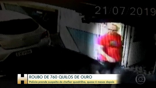 Suspeito de ser mentor de roubo de ouro no aeroporto de Cumbica é preso
