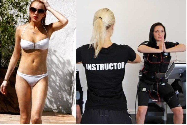Lindsay Lohan / Miha Bodytec (Foto: Instagram / Divulgação-Miha Bodytec)