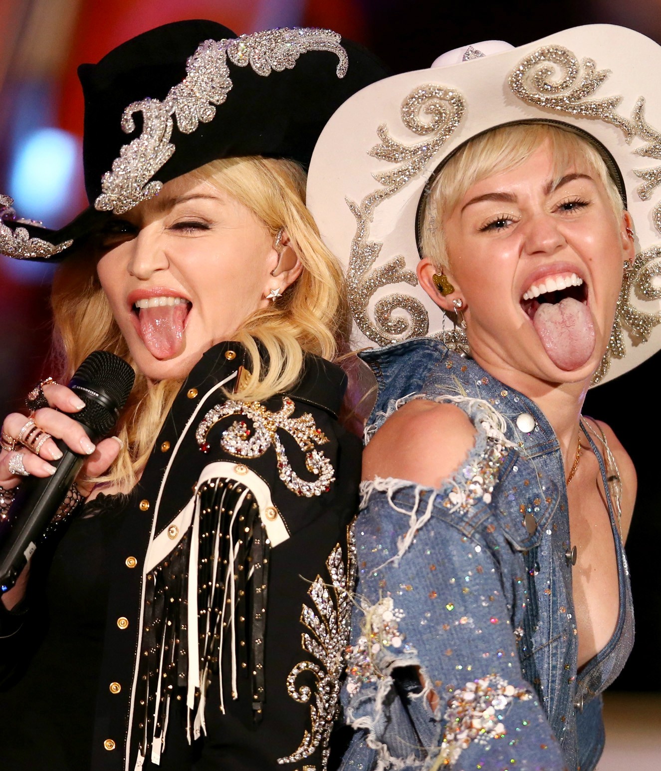 Madonna e Miley. (Foto: Getty Images)
