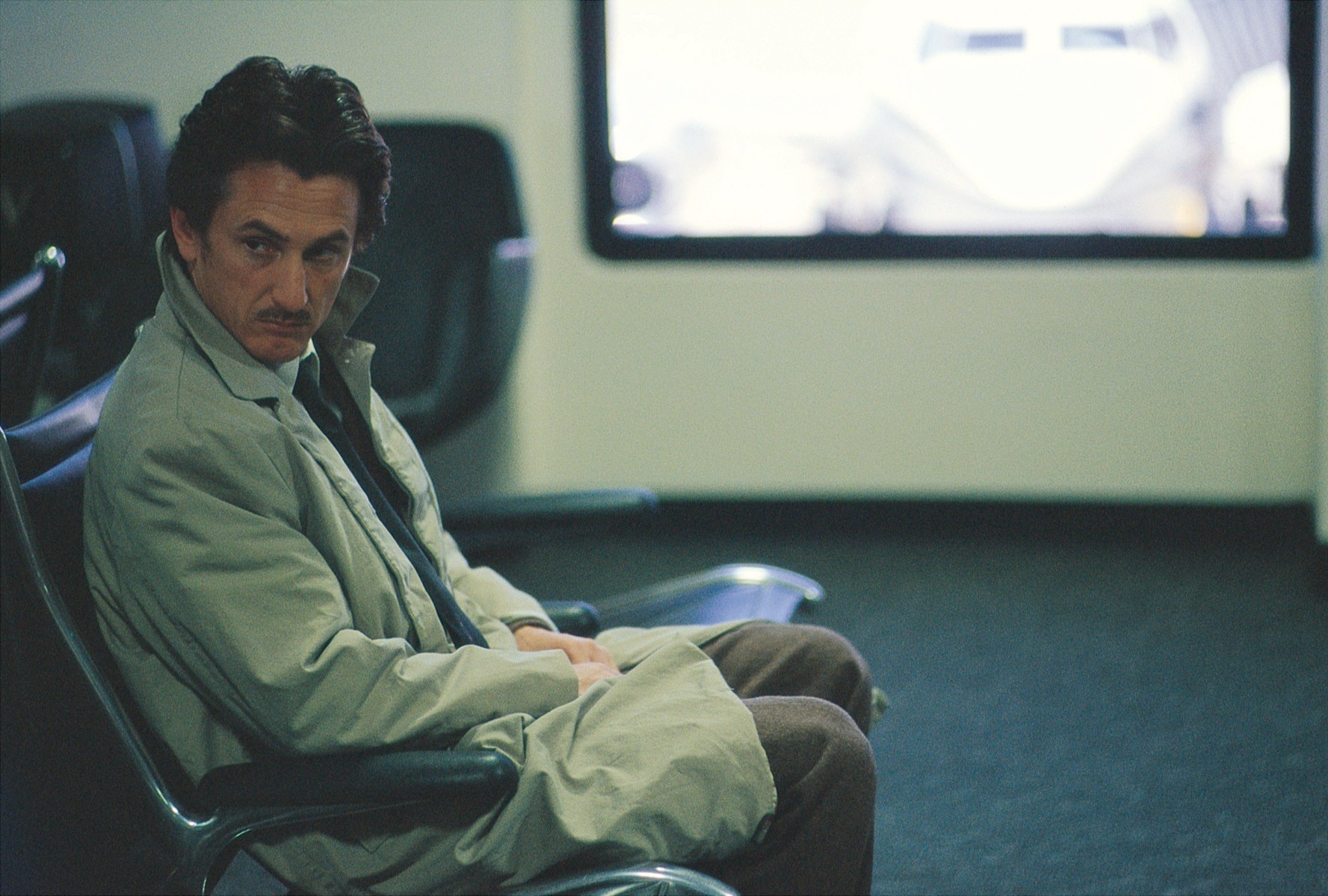 O ator Sean Penn em O Assassinato de um Presidente (2004) (Foto: Divulgação)