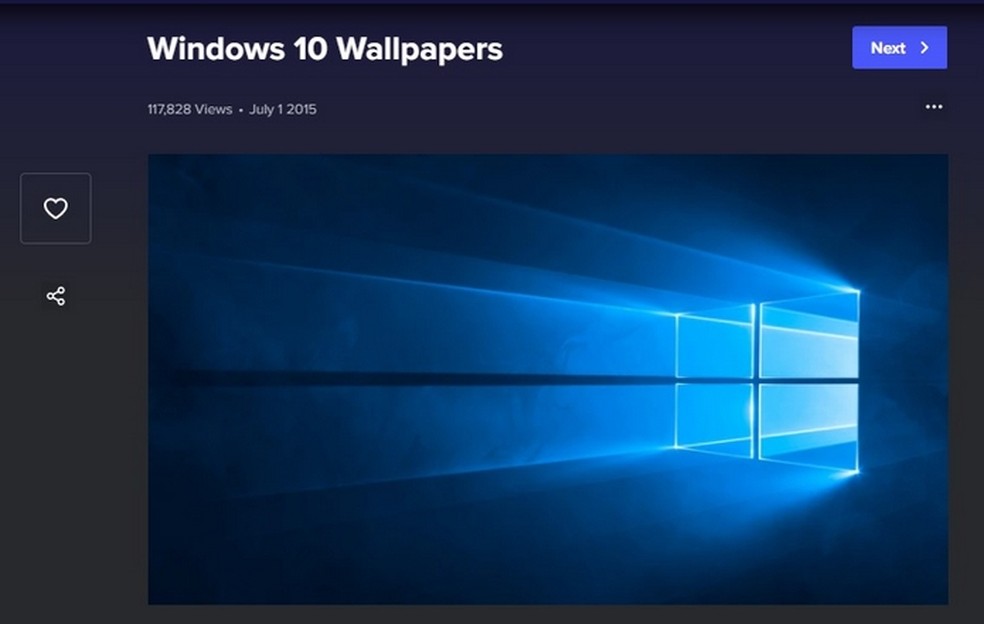 Colocar o wallpaper do Windows 10 no Windows 11 pode ajudar na familiarização com novo sistema — Foto: Reprodução/Raquel Freire