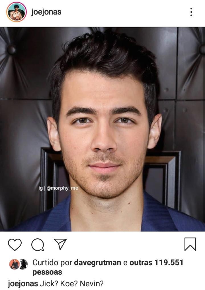 Joe Jonas (ou Kevin? ou Nick?) (Foto: Reprodução/Instagram)