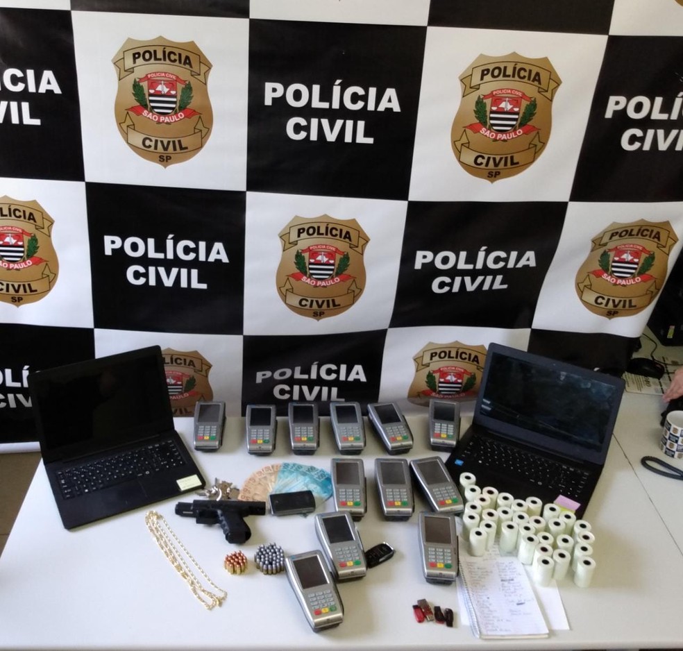 Operação Camouflage ocorreu em Regente Feijó — Foto: Polícia Civil 