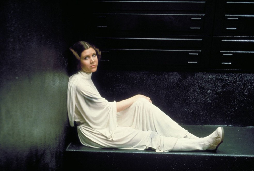 Carrie Fisher, em 'Star Wars - Uma Nova Esperança' (1977) (Foto: Divulgação/Lucas Film)